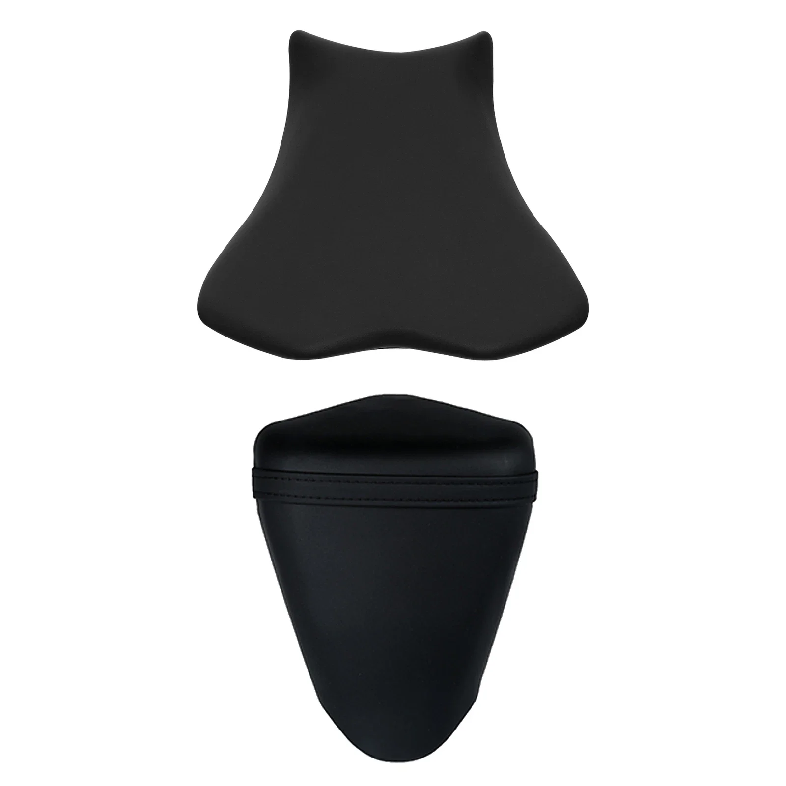 

Черные передние пассажирские сиденья для водителя и заднего пассажира, подходят для Kawasaki Ninja ZX-6R ZX-636 2009-2018