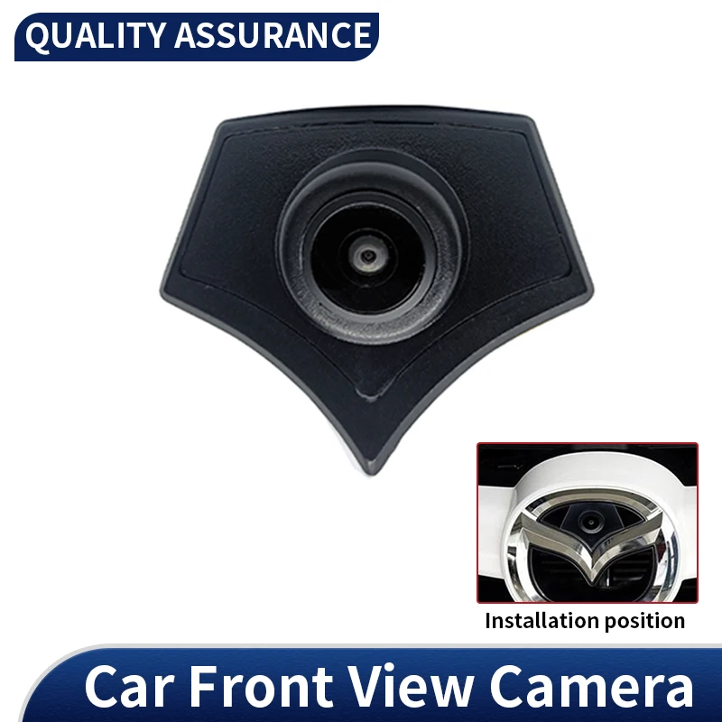 Car Front View LOGO Camera HD Wide Angle Night Vision Waterproof Front Parking Camera For Mazda 2 3 5 6 8 CX-7 CX-9