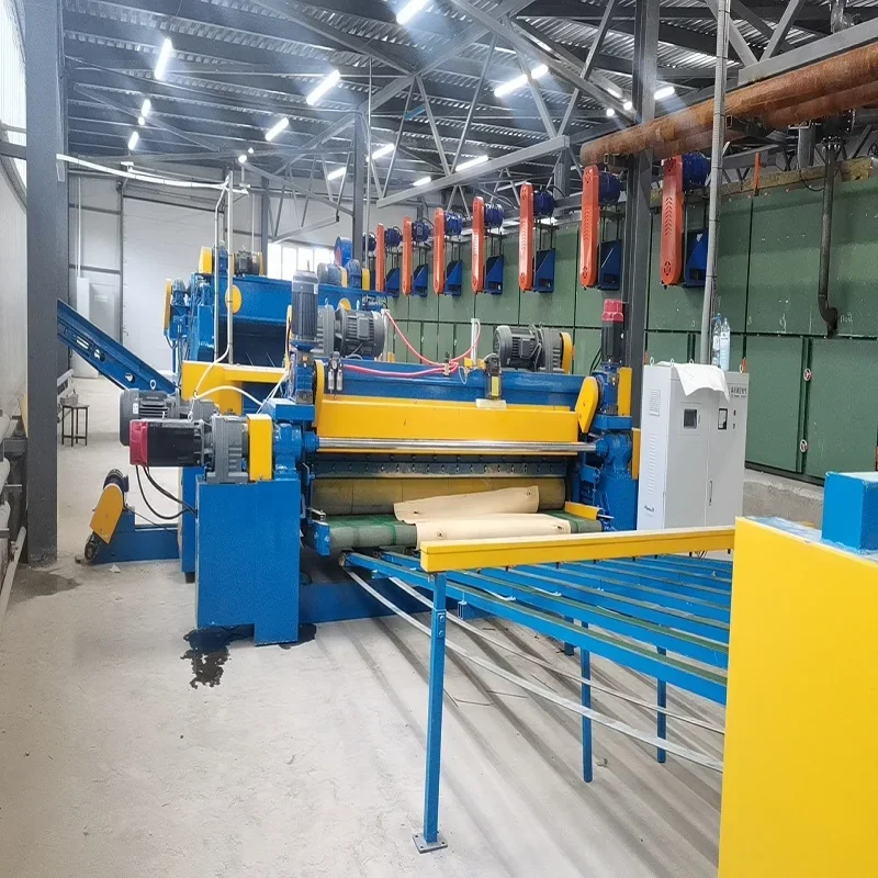 CNC woodworking Plywood wood veneer peeling 4ft 8feet simple veneer peeling line plywood machine image 4