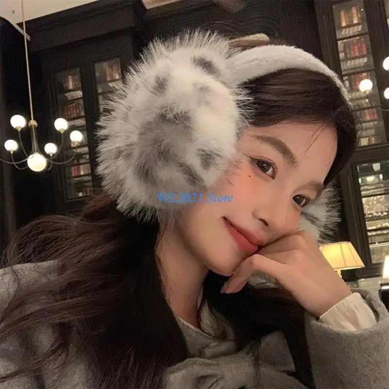 أغطية أذن سميكة من الفرو G5GC، خفيفة الوزن وناعمة لحماية الأذن للنساء مقاومة للبرد #4