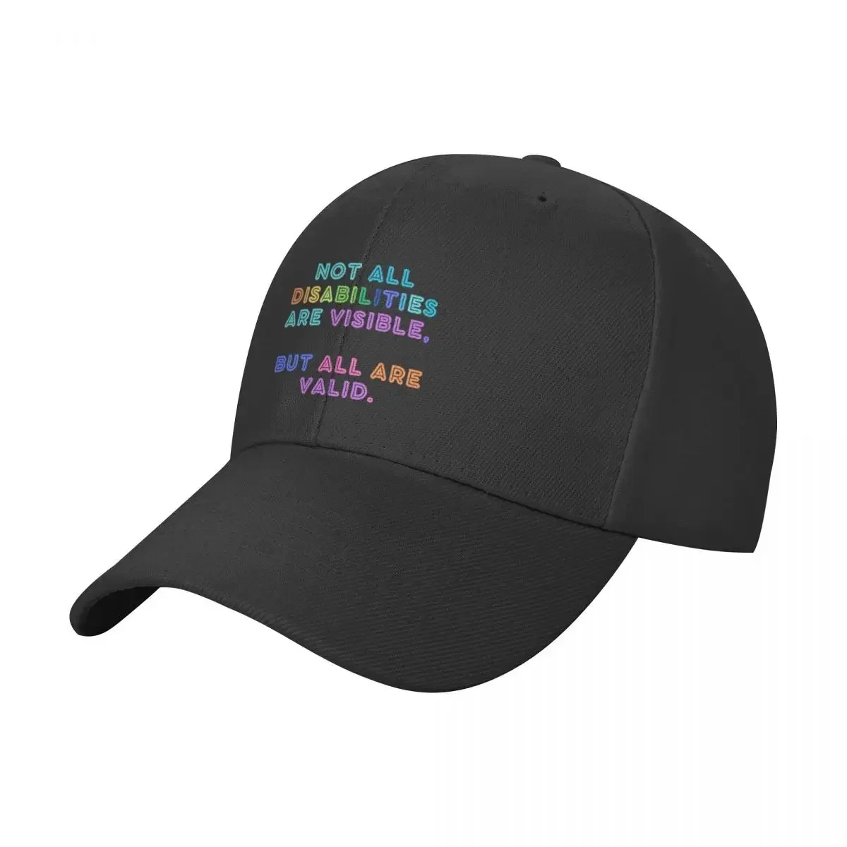 Disability activism Baseball Cap Brand Man cap Golf Wear Beach Outing Cosplay Women's Hats Men's