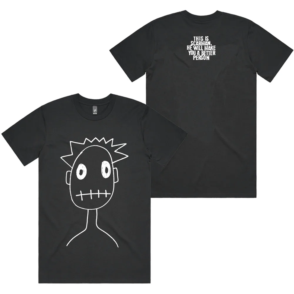 

CULTURE CLUB Scarman Tee Cotton O-neck Fashion Male T-shirt Unisex Streetwear Funny Cartoon Graphic Printed Tshirts Men T Shirt