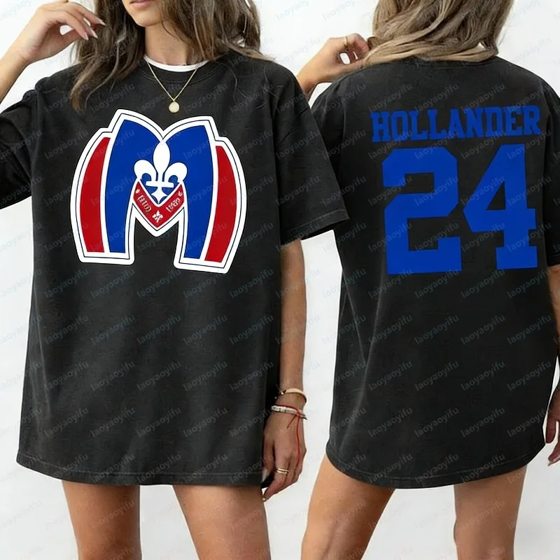 Heated Rivalry Hollander 24 Shirt Hudson Williams Connor Storrie Tee Montreal Hollander Hockey Ilya Rozanov Shane Hollander Tops