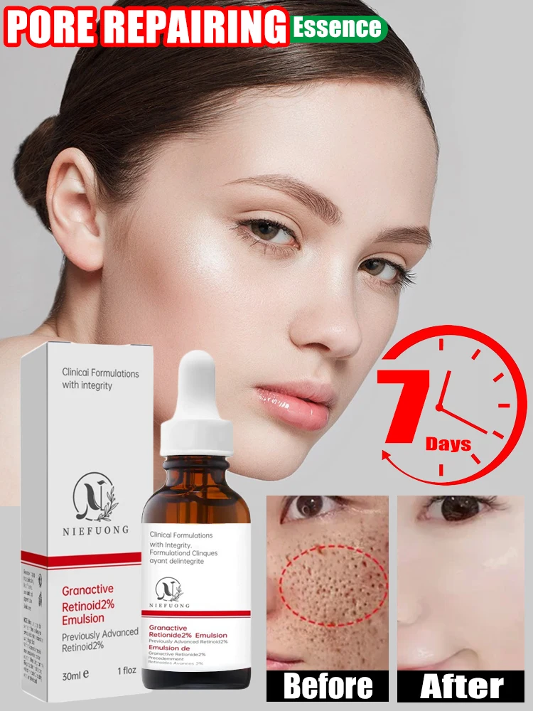 Pore Shrink Face Serum Hyaluronic Acid Moisturizing Lifting Facial Serum Skin Care Products Beauty