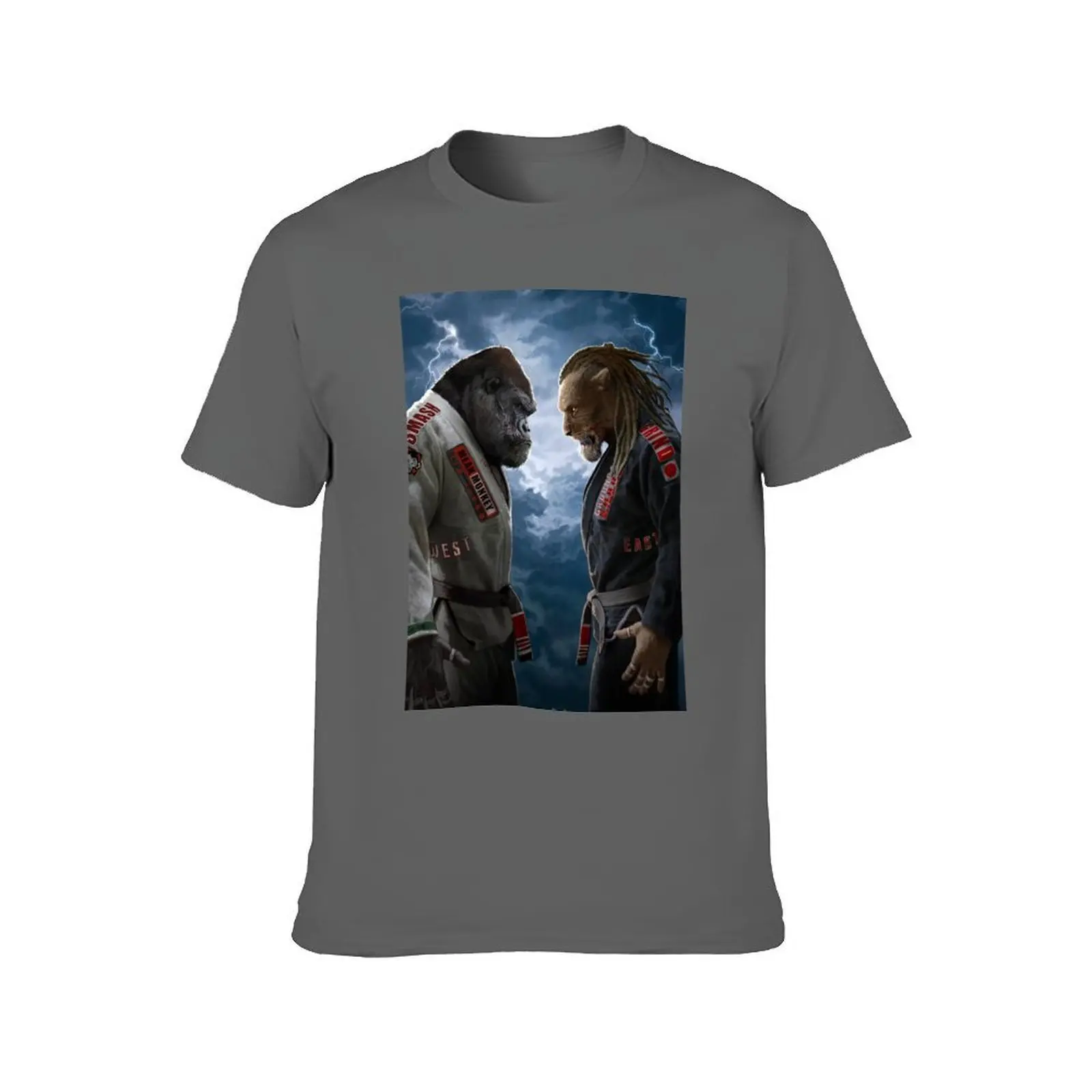 تي شيرت الشرق مقابل الغرب تي شيرت للرجال تي شيرت جرافيك تي شيرت رجالي قطن تي شيرت #2