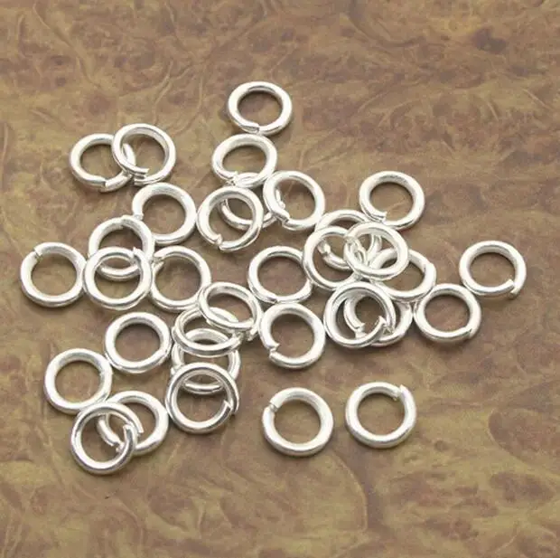 

200pcs silver tone 7x1mm Jump Rings jewelry findings yy15