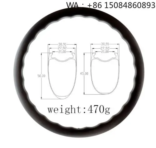 700c Carbon-Scheibenbrems-Laufradsatz, 50/60 mm hohe Clincher-Carbonfelge, leichte, leistungsstarke Rennrad-Laufradteile