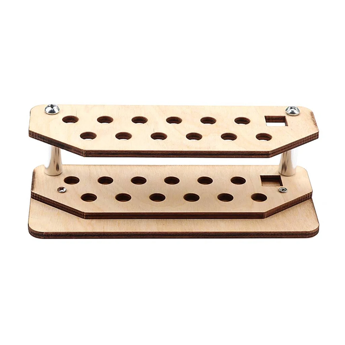 A71P Carving Opbergrek Multi Hole Organizer Houten Rek voor Carving Tools