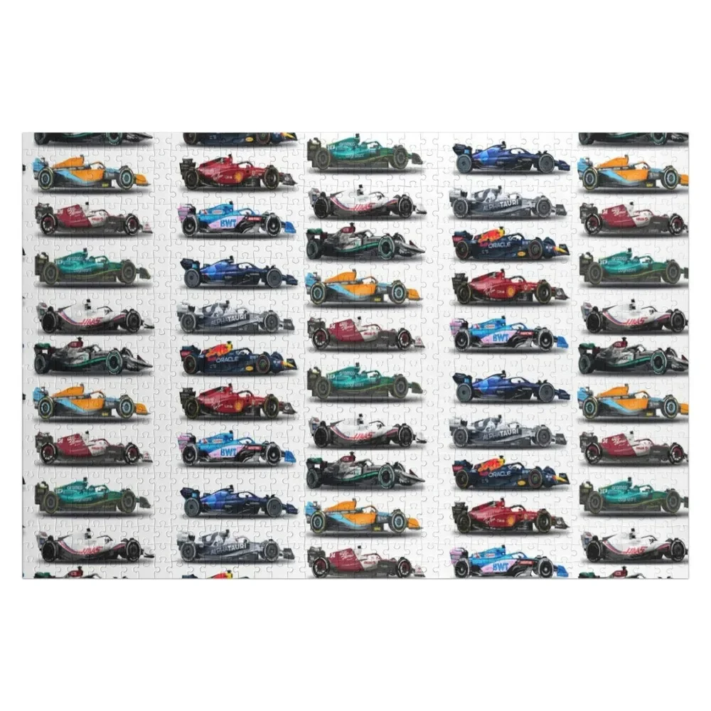 

F1 All cars 2022 Jigsaw Puzzle Personalized Wooden Name Personalized Baby Object Custom Child Gift Customizable Gift Puzzle