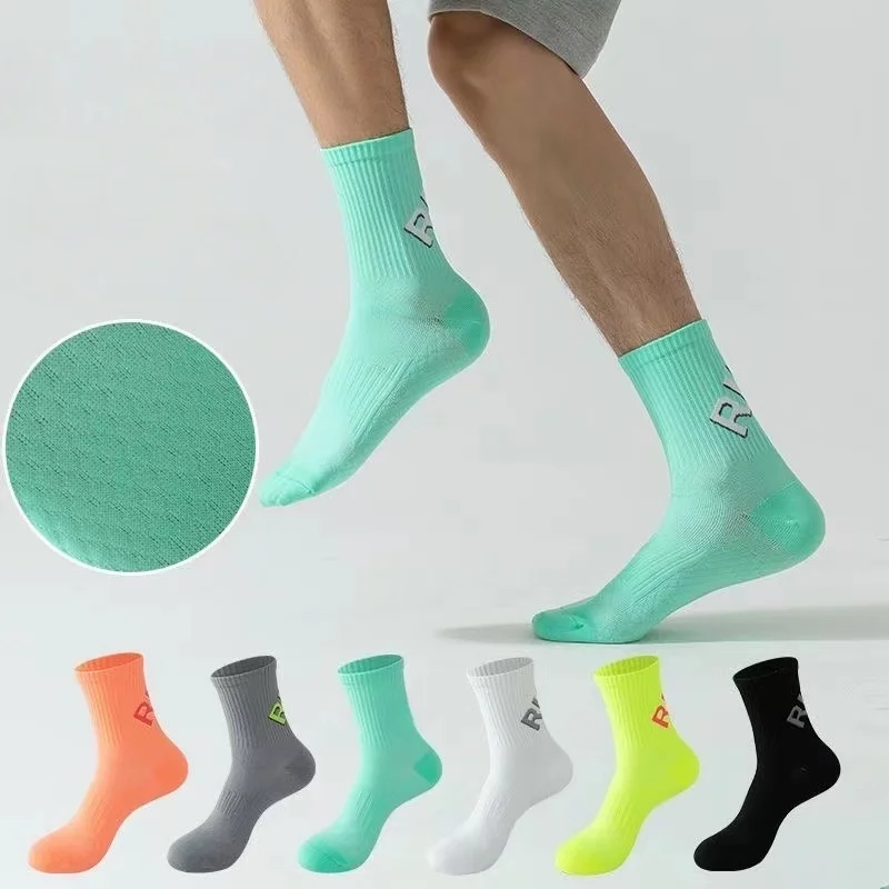 

Профессиональные спортивные носки, мужские и женские носки для бега, обычные массажные чулки, быстросохнущие дышащие марафонские носки