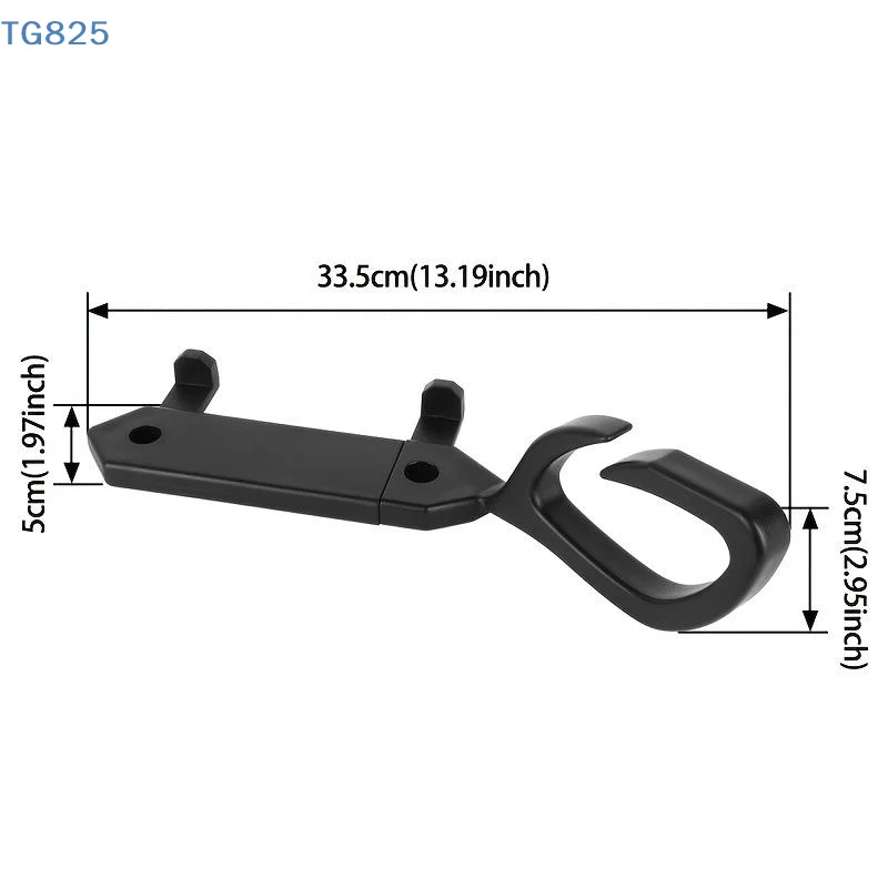 【AN】Gancho universal para cinturón de seguridad de coche, compatible con SUV, sedán, todos los modelos, organizador para colgar en el asiento trasero, para bolso, compras, bebidas, viajes