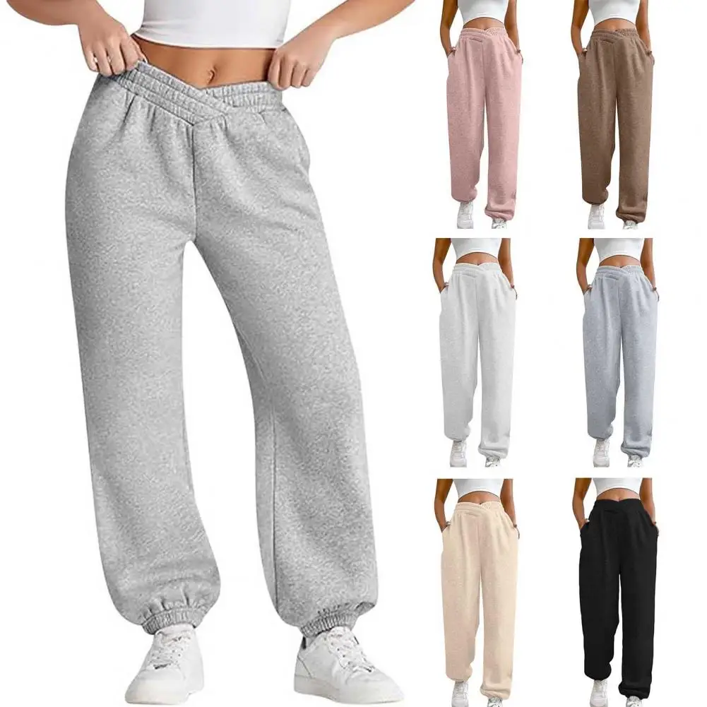 Womens Sweatpants Casual High Quality Luxury Jogging Trousers Versatile Soft Hot Sales Street Elastic Waist Pants