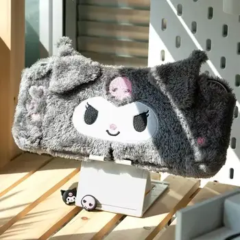 三麗鷗酷洛米 Switch 保護殼 OLED 配件 毛絨軟殼 分離式 全包防摔 學生節禮物 8 最佳銷售 kuromi 任天堂 Switch 保護殼 - №6