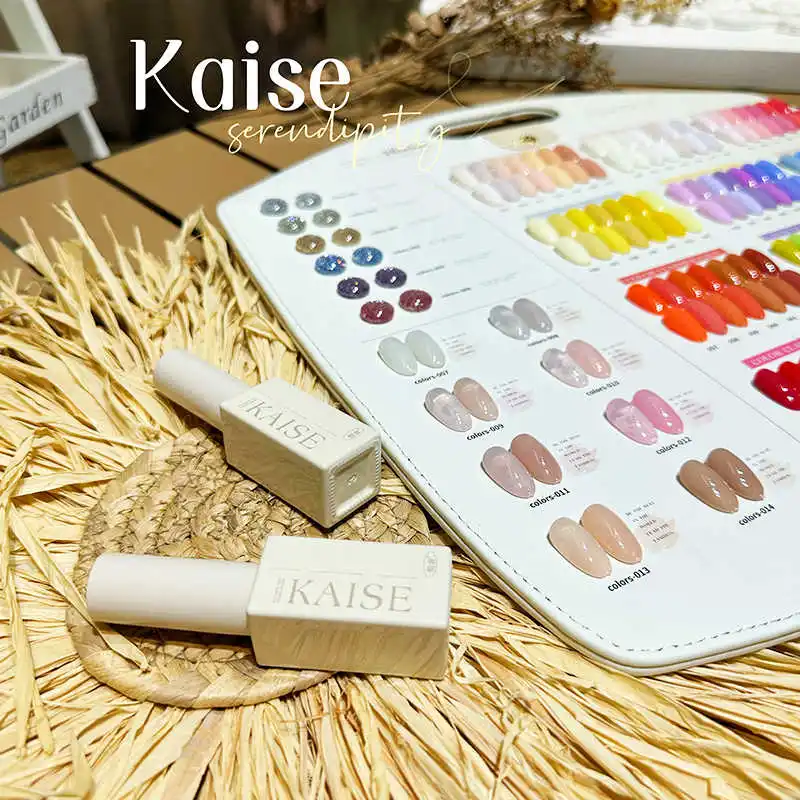 Kaise-プロのネイルアート用の無地のUVジェルセット,無毒,卸売り,特別オファー,98色,新しいファッション,2024