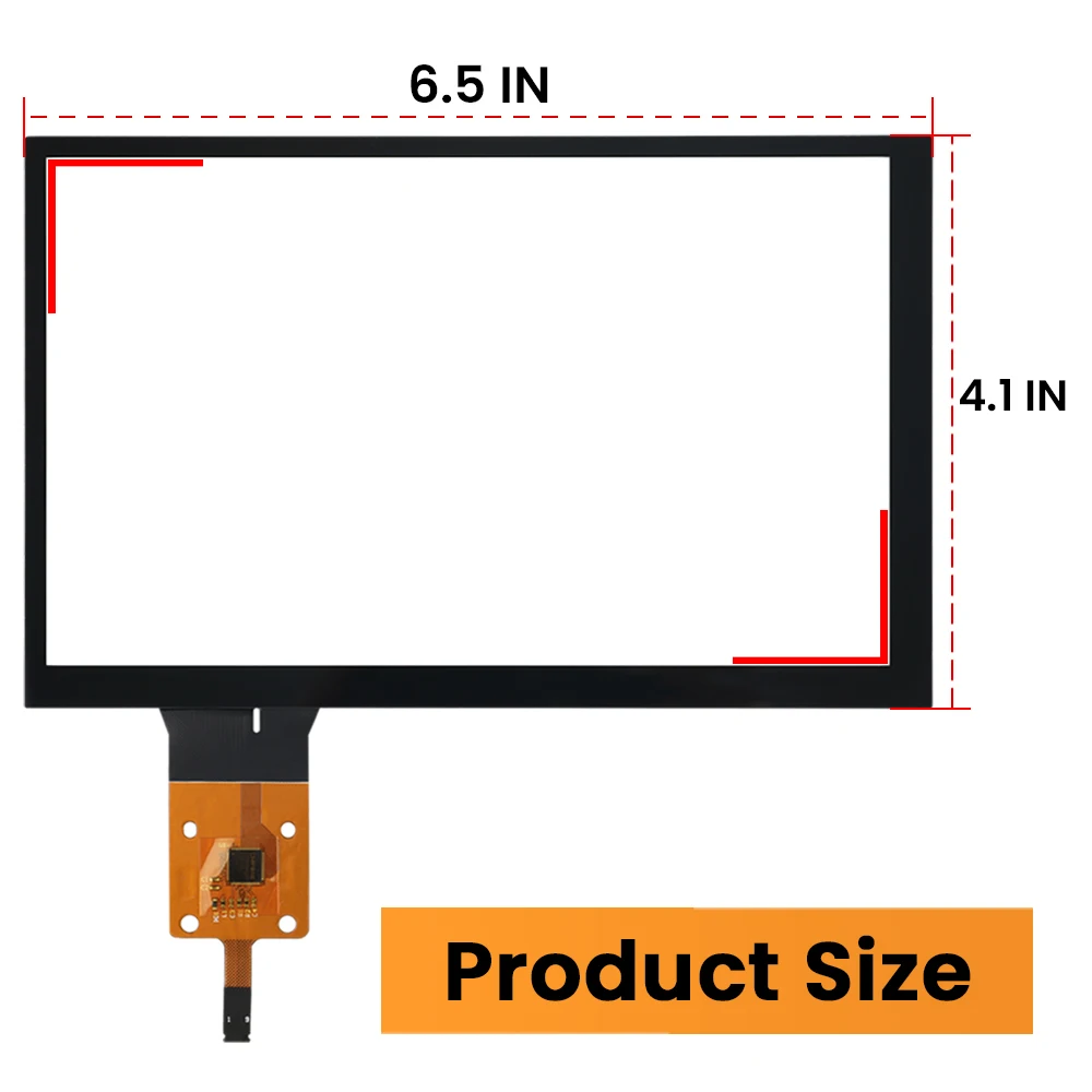 Original NEW 7 inch Touch Screen LA070WV6-SD01 LA070WV6 Touch Digitizer for Chevrolet MyLink 2 Car DVD Audio LA070WV6(SD)(01)