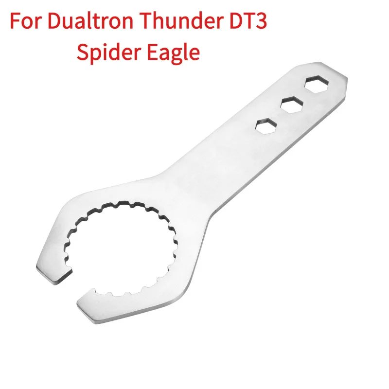 

Multifunctional Folding Sunflower Wrench Repair Tool Holder Clip For Dualtron Thunder DT3 Spider Eagle Ultra Scooter Silver