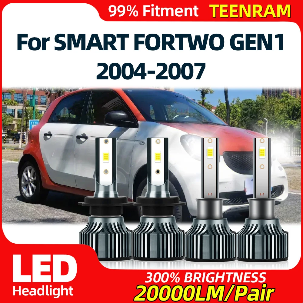 

Лампы для автомобильных фар, 240 Вт, 6000 К, 12 В, 300% ярче для SMART FORTWO GEN1 2004 2005 2006 2007