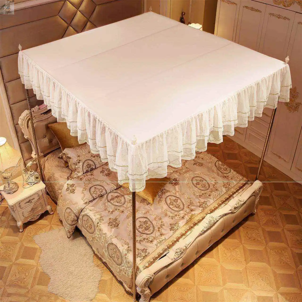 

Утолщенная пылезащитная шторка-накидка для кровати, москитная сетка, верхняя тканевая накидка для домашнего использования, пылезащитный верхний чехол, серый цвет, новая модель 2024 года, бренд ABEYINUOR