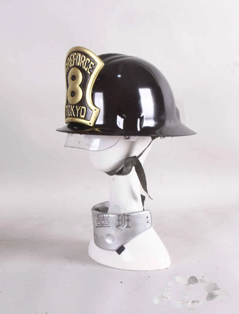 อะนิเมะ Fire Force Prop Enn Enn ไม่มี Shouboutai หมวกกันน็อกถุงมือเกราะ Fire Soldier 8 คอสเพลย์ฮาโลวีนผู้ชายผู้หญิงเกราะหมวก Xmas ของขวัญ