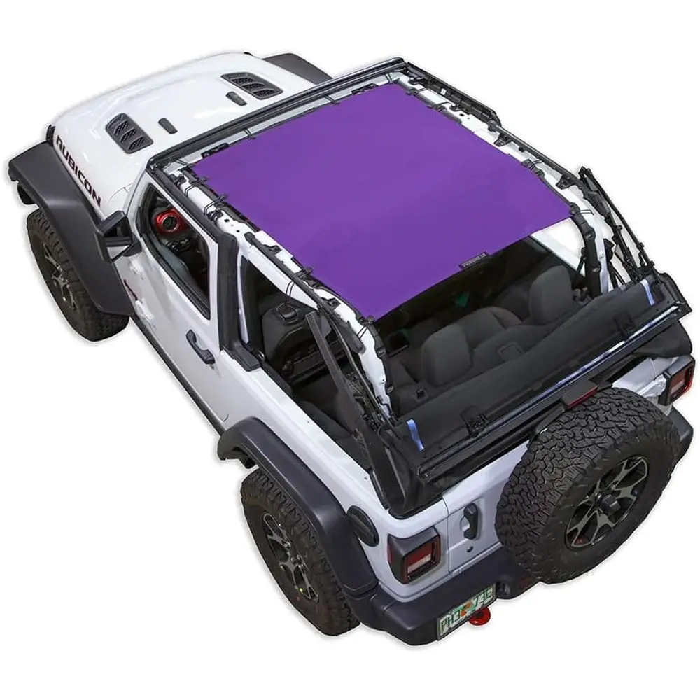 

Universal 2-Door Sunshade Roof Cover (2018-2026) for Off-Road Vehicles - All Models - High-Quality US Manufacturing - 10-Year Wa