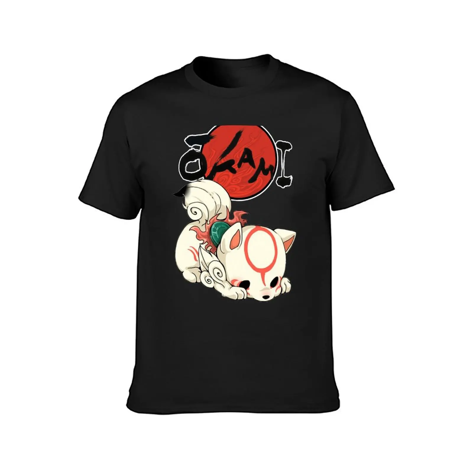 Okami Amaterasu chibi T-Shirt customs design your own shirts graphic tees plain quick-drying fitted t shirts for men