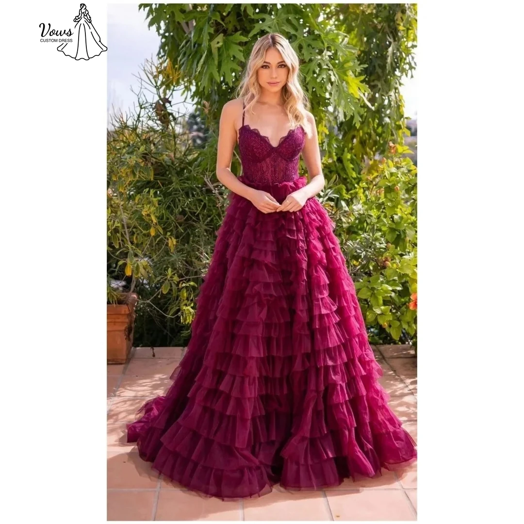 

Vows Custom Made Evening Dresses for Special Occasions Luxurious Party Dresses Luxury Layered Formula Elegant Dress Luxury Prom