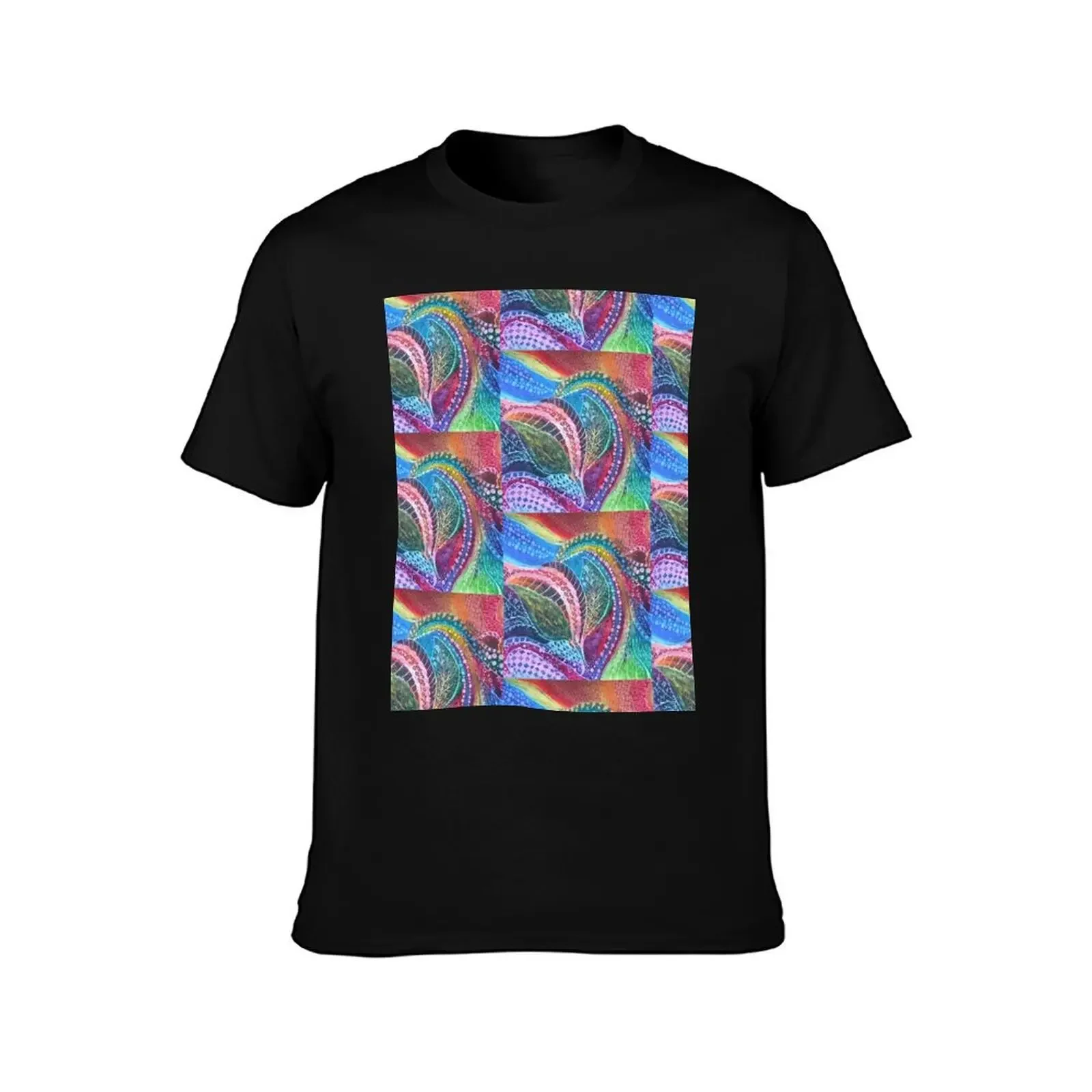 Colorful leaves T-Shirt summer clothes luxury designer mens graphic t-shirts