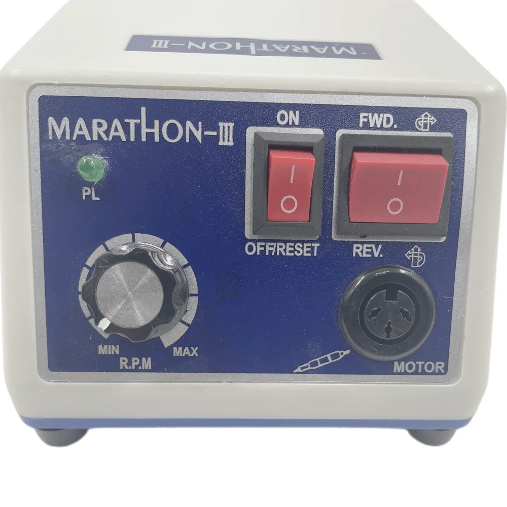 Machine de Manucure MARATHON N3 SDE H200 avec Poignée, Perceuse à Ongles Électrique, Lime, Polissage, Dispositif de Meulage N64.Art, 30000RPM