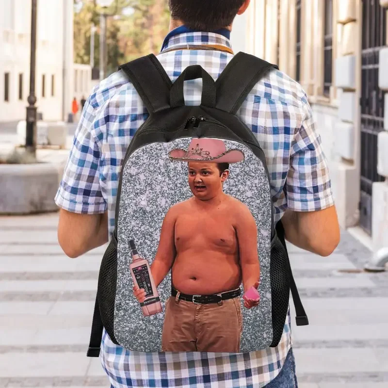 Sac à dos imprimé 3D Gibby Memes pour filles et garçons, sacs de voyage Icarly Meme imprimés School, sac à livres pour hommes et femmes, convient pour ordinateur portable 15 pouces