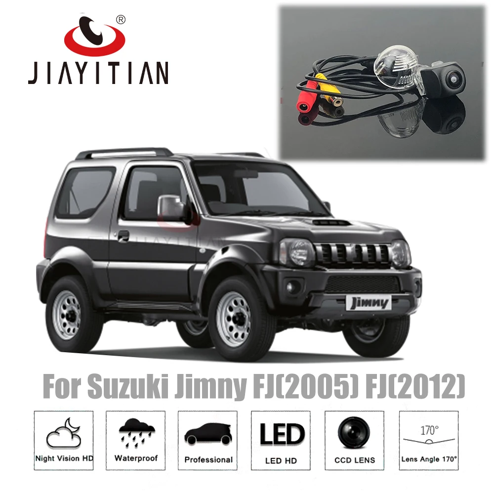 Fish Eye Rückansicht Kamera Für Suzuki Jimny 2005 ~ 2016 HD Nachtsicht Backup Reverse Parkplatz CVBS Kamera Monitor