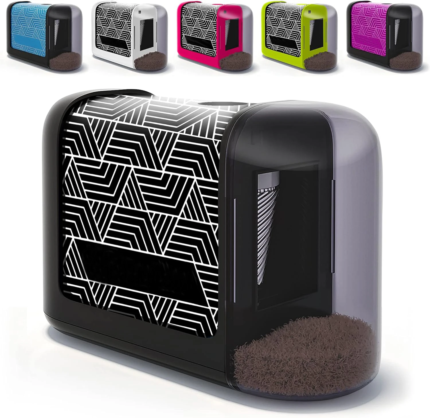 Battery-Operated Electric Pencil Sharpener for Kids, School, Home, Office - For No. 2 Pencils and Colored Pencils