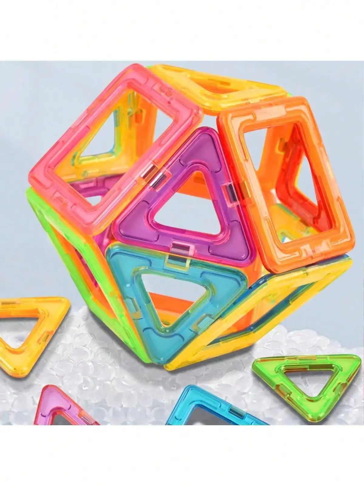 대형 자석 타일 자석 블록 장난감, 어린이 장난감 디자이너 블록 조합 세트, 생일 및 휴일 선물