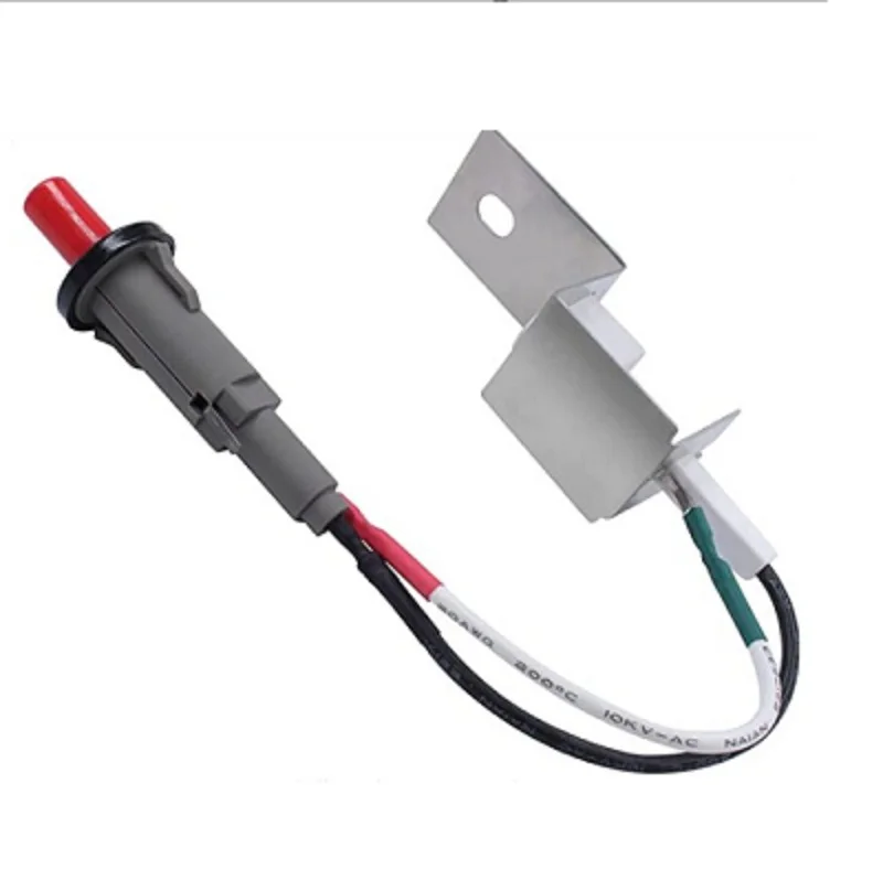 30cm Propane Gas Fire Pit Igniter Assembly Push Button Piezo Grill Igniter fit for Weber Q100 Q200 Gas Grill Weber 80462 Ignitor