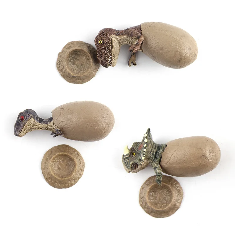 Originele In Mijn Pocket Dinosaurus Ei Dino Half Uitkomen Tyrannosaurus Rex Triceratops Velociraptor Figuur Model Collectie Speelgoed