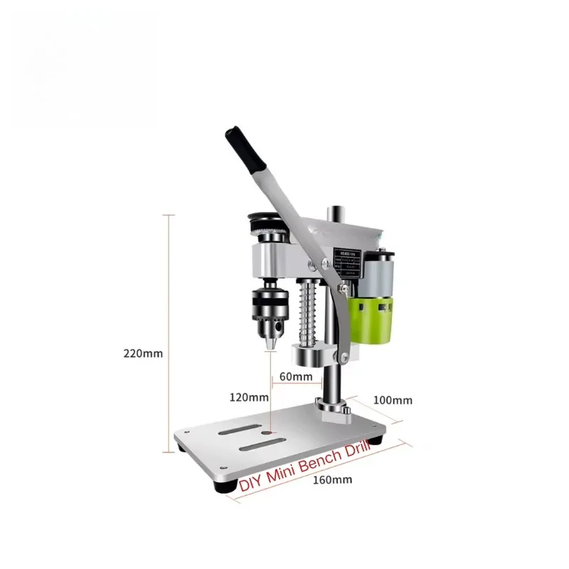 Mini Bench Drill  Desktop Drilling Machine - Suitable for Jewelry  Pearls  PCBs Woodworking & Small Workshops