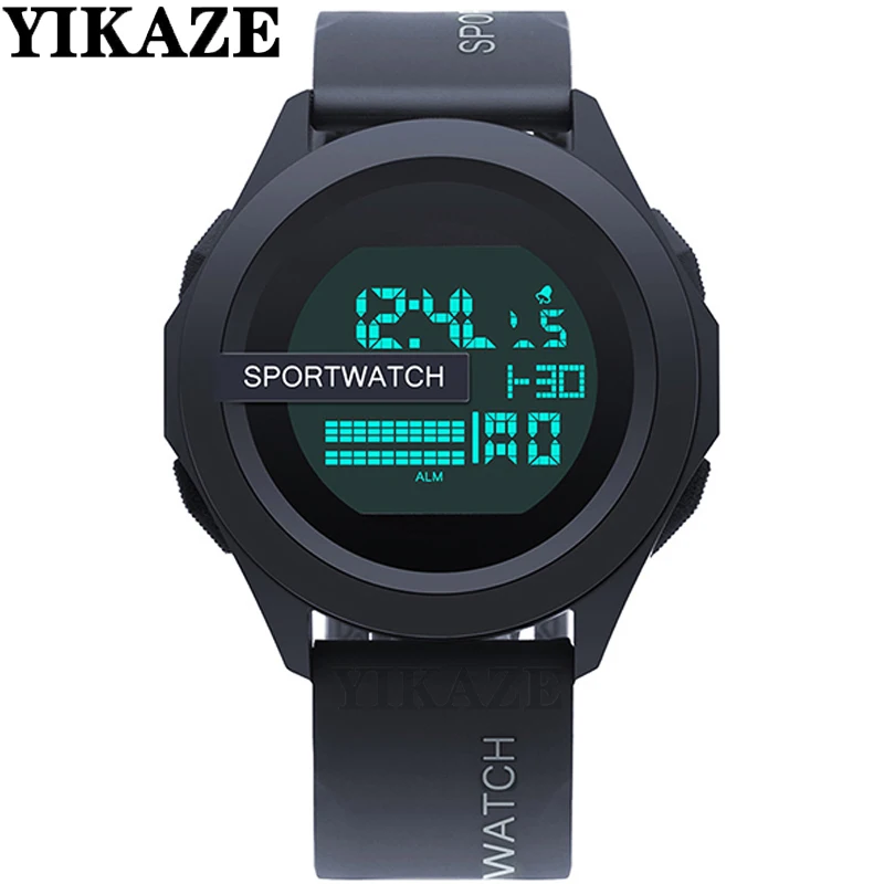 Men\'s Sports Watch Military Digital Men Watches Multifunction Clock Waterproof Luminous LED Electronic Wristwatch for kids Boys