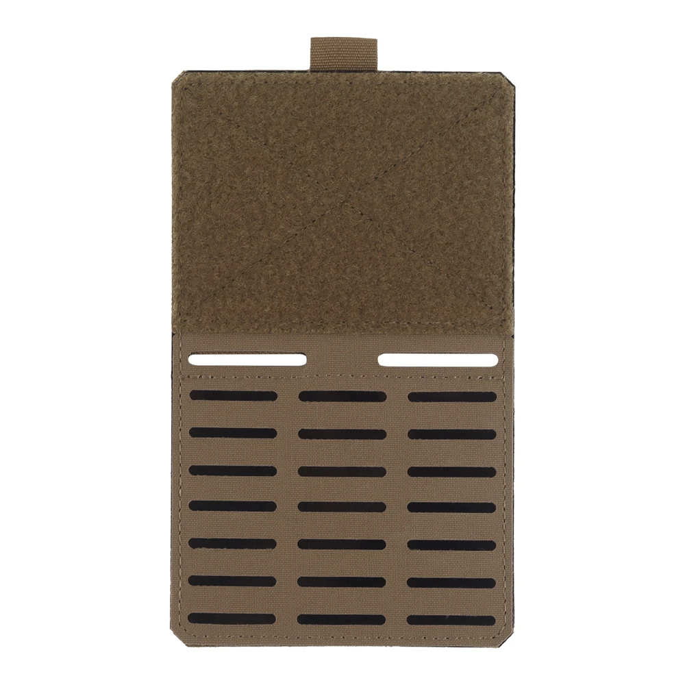 Double-Sided MOLLE System Hanging Plate for Tactical Plate Carrier Hunting Vest Accessories Radio Holster Pack