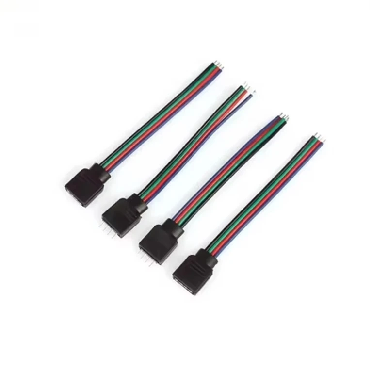 10PCS Row female male pin cable LED light bar controller connector cable, rehearsal cable