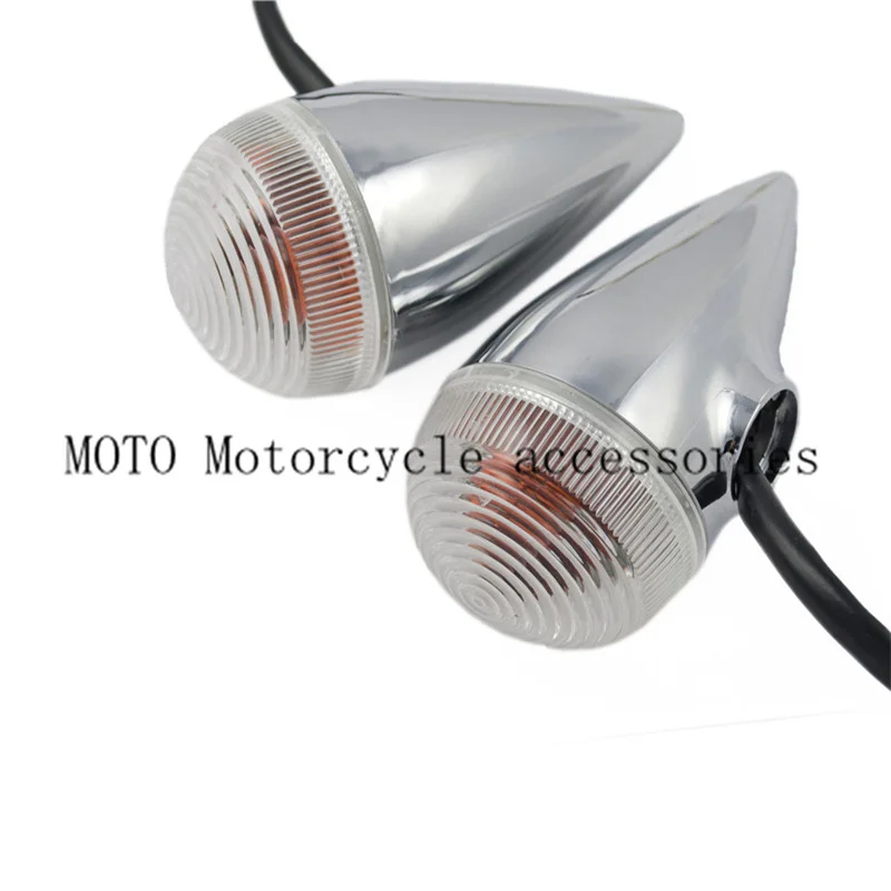 Motorcycle Clear Front Turn Signal Light For Yamaha XV1900 XV 1900 2006 2007 2008 2009 2010 2011 2012 2013