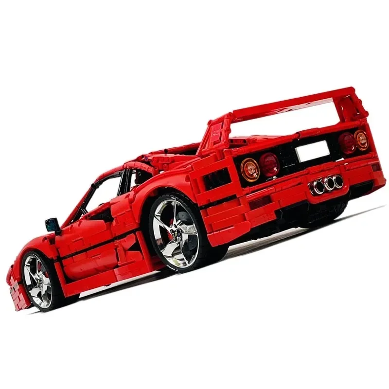 New 1:8 scale 40th Anniversary Edition F40 MOC-140629 Supercar Racing Car Building Block Bricks Educational Toy Birthdays Gifts