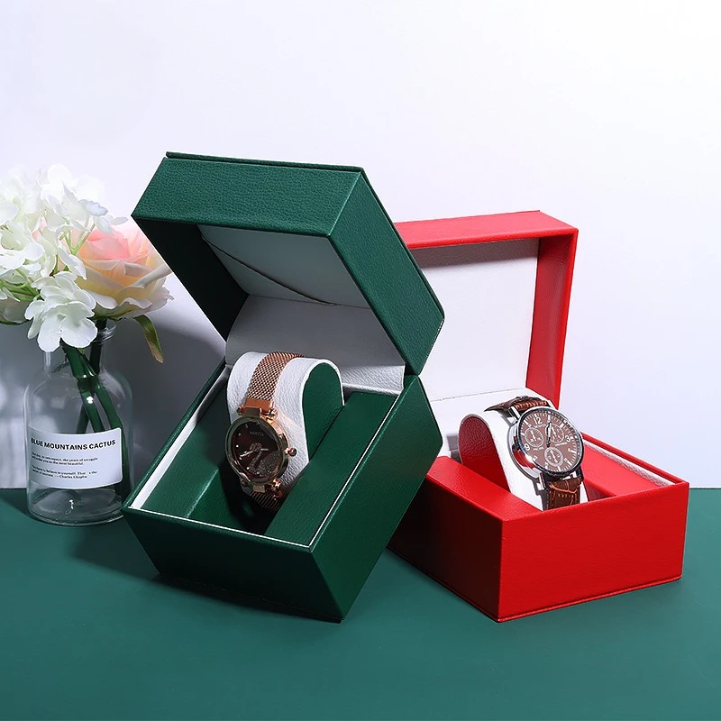 

High Quality Watch Case Walnut Wood Wrist Watch Box Organizer Package Bangle Bracelet Jewelry Storage Gift Box