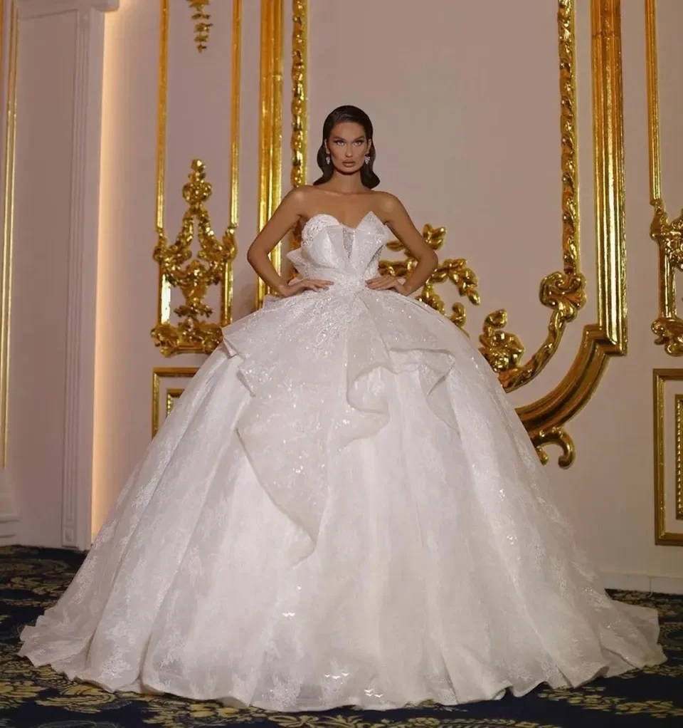 

Элегантное женское свадебное платье А-силуэта из шифона, сексуальное, с вырезом «сердечко», без бретелек, с открытыми плечами, свадебное платье Vestido De Novia, на заказ