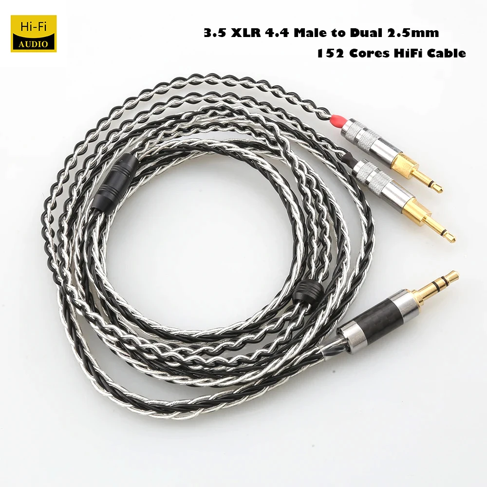 

3,5 XLR 4,4 штекерный двойной 2,5 мм 152 ядра HiFi кабель для Sennheiser HD700 NW ZX300A обновление наушников аудиокабель