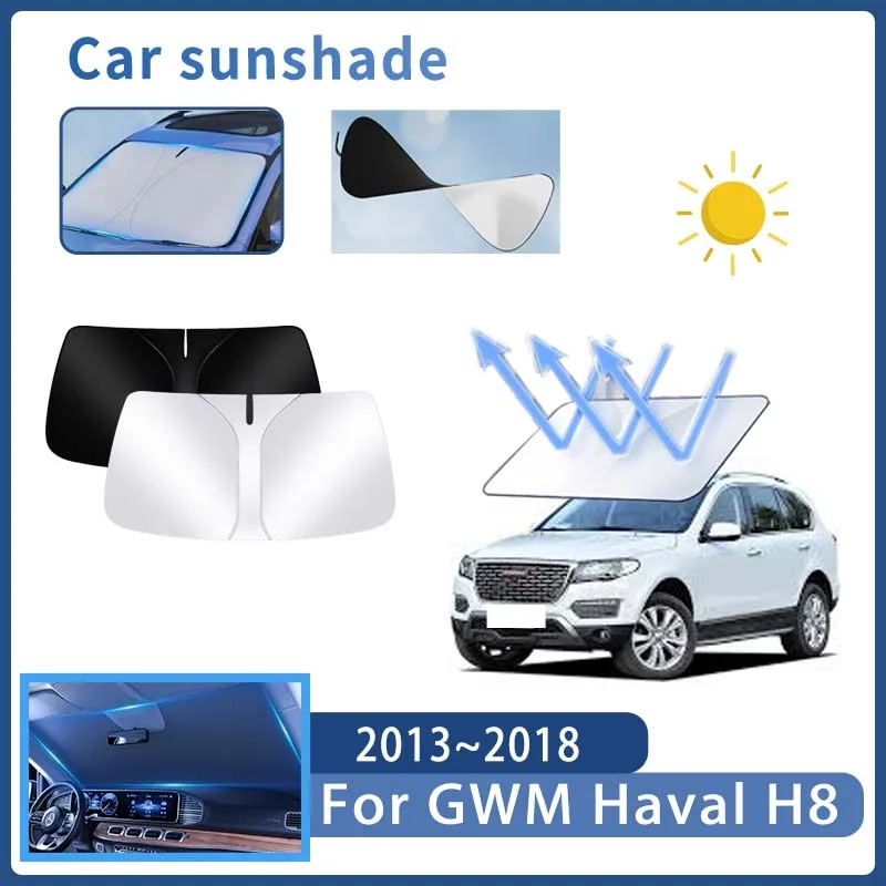 

Car Sun Visor For GWM Haval H8 2013~2018 2014 2015 2016 2017 Front Windshield Sunshade Heat Insulation Summer Auto Accessories