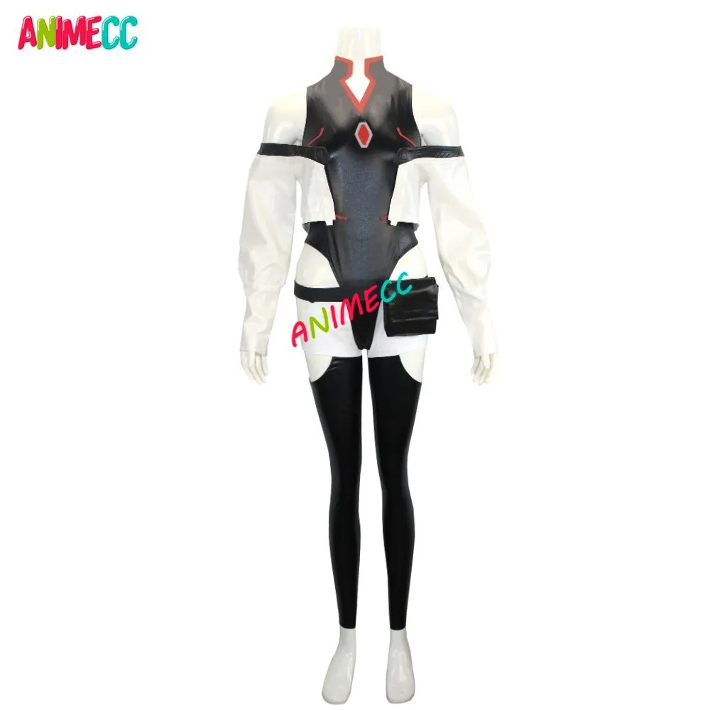 ANIMECC in Stock XS-2XL Lucy Cosplay Costume Wig Tattoo Sticker Shoes Anime Cosplay Jumpsuit Halloween Party for Women