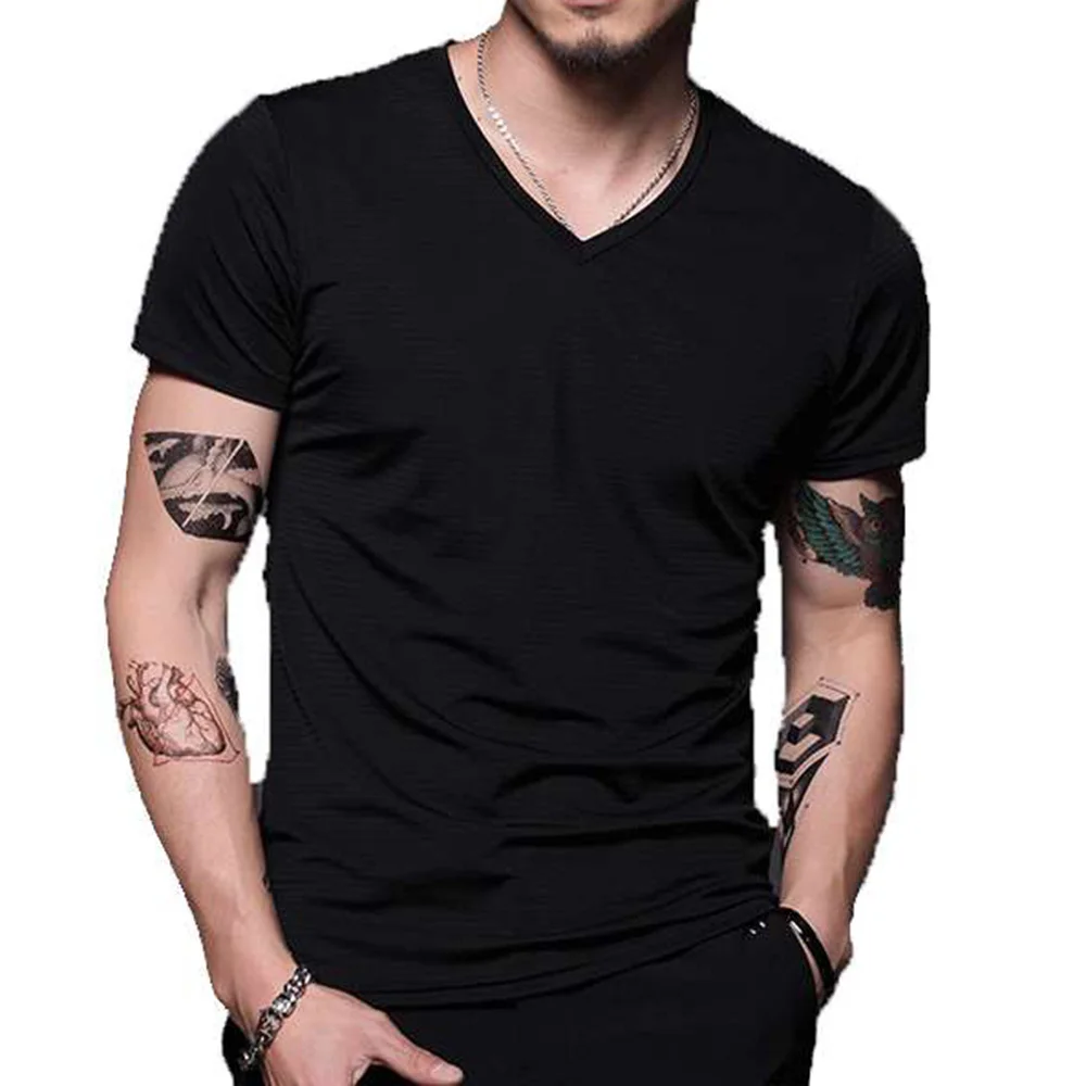 Men's Basic Crew Neck Short Sleeve T-Shirt - usage example