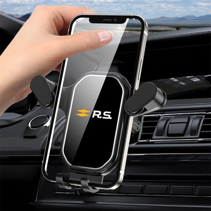 Gravity Car Phone Holder Support Smartphone Car Mobile Phone Holder For Renault RS Clio Scenic Logan Megane Koleos Sandero