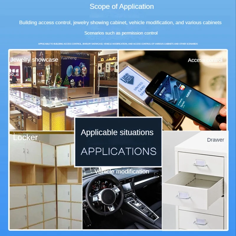 Mobile Phone NFC Control Board Fingerprint IC Card DIY Relay Module 13.56Mhz Access Control Card Controller