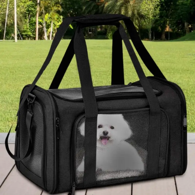 Cat Carrier Pet Travel Kitten Carrier Breathable Small Pet Carriers For Small Cats And Dogs Foldable Pet Carrier Bag