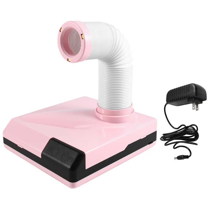 BAAO-60W เครื่องทําความสะอาดเล็บกําลังสูงเครื่องกรองฝุ่นเล็บแนวตั้งคู่